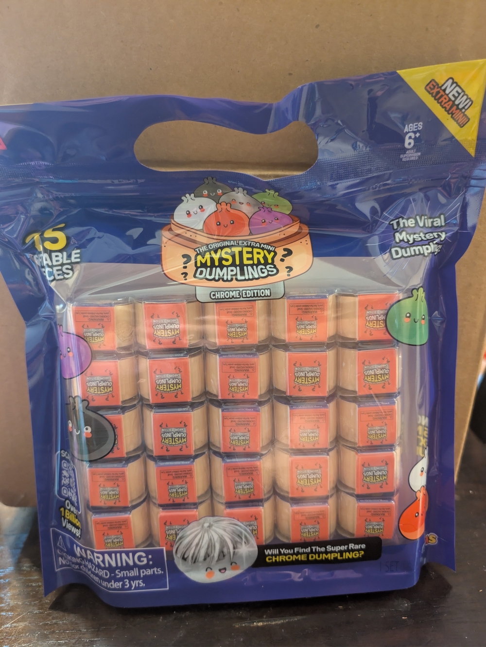 RMS Crazy Fun Extra Mini Mystery Dumpling Chrome Edition Set 25-Pack